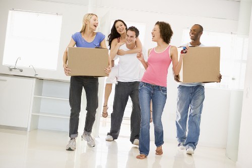 House movers helping with a residential move in Seven Sisters