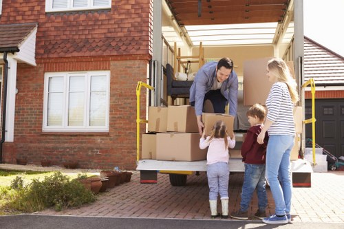 Commercial moving team planning a business relocation in Seven Sisters