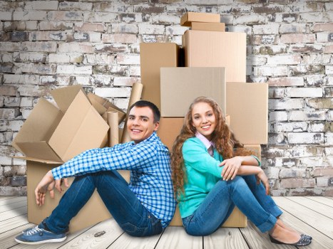 Removal van and movers handling a residential move in Seven Sisters