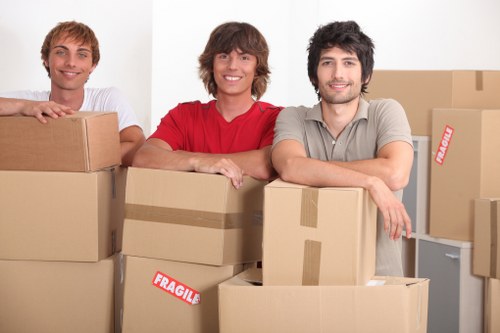 Organised unpacking in a Seven Sisters flat